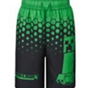Dreamware Little boys minecraft swim trunks sz4